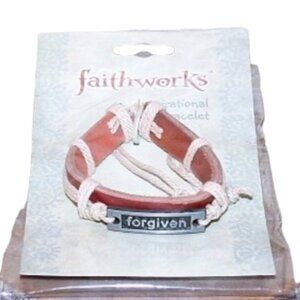 Faith Works FORGIVEN Inspirational Bracelet UNISEX (NIP)